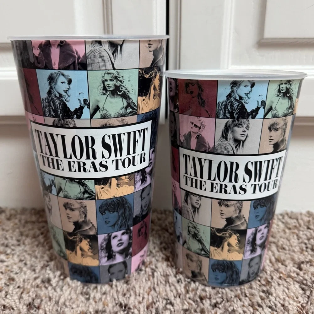 Taylor Swift Eras Tour Tapestry and 2 Limited Edition Souvenir Cups Collectables